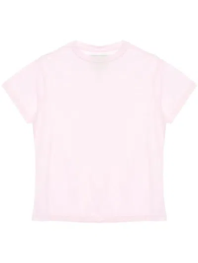 Studio Nicholson Jersey Cotton T-shirt In Pink