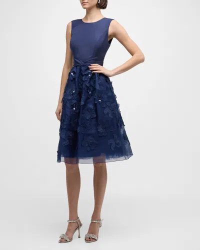 in a blue dress Sky Blue Corset Cutout Long Formal Dress with Slit, Sky Blue / Custom Size main image 1