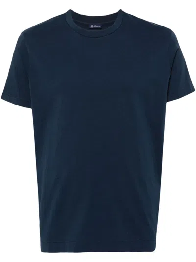 Finamore 1925 Napoli Cotton T-shirt In Blue