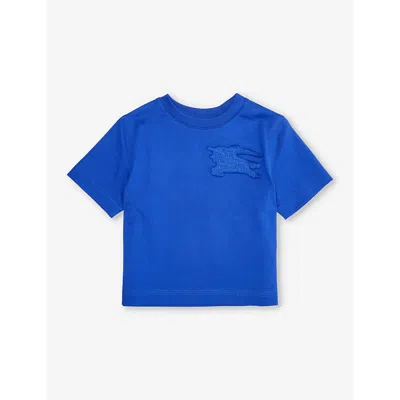 Burberry Babies'  Knight Cedar Logo-appliqué Cotton-jersey T-shirt 6-12 Months