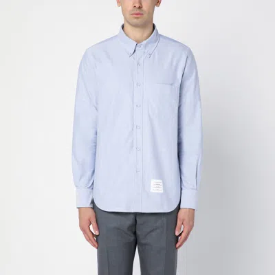 Thom Browne Light Blue Cotton Button-down Shirt