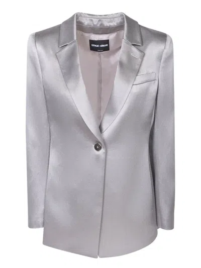 Giorgio Armani Jackets In Grey