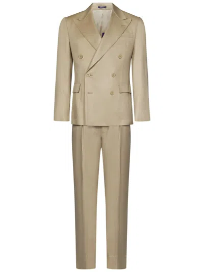 Ralph Lauren Gregory Suit In Beige