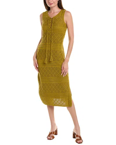 Taylor Knit Sweaterdress In Green