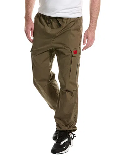 Hugo Boss Brown Stretch Cotton Cargo Pant  Brown Boss Uomo 52 In Green