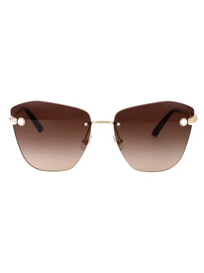 Jimmy Choo Sunglasses In 300613 Pale Gold
