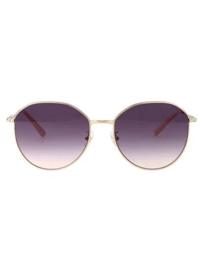 Jimmy Choo Sunglasses In 300636 Pale Gold