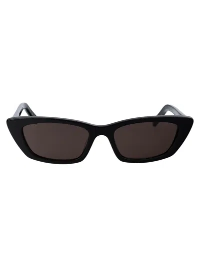 Saint Laurent Sunglasses In 009 Black Black Black