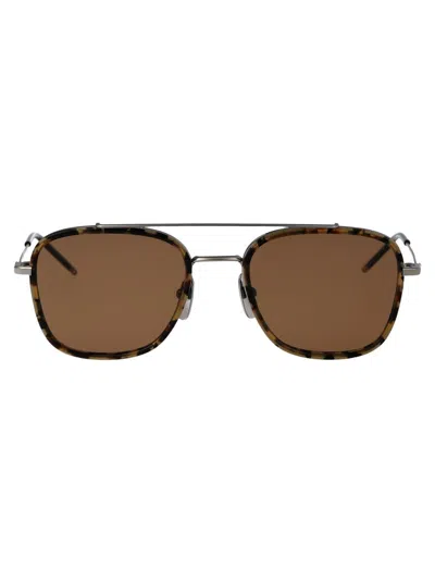 Thom Browne Sunglasses In 205 Light Silver