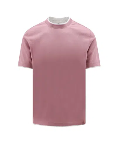 Brunello Cucinelli T-shirt In Pink