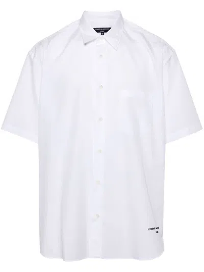 Comme Des Garçons Homme Deux Comme Des Garçons Homme Logo Short Sleeve Shirt In White