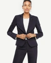 ANN TAYLOR TROPICAL WOOL ONE BUTTON PERFECT BLAZER,443403