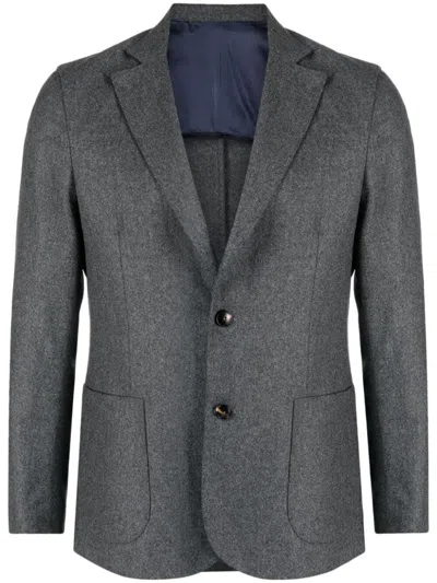 Barba Easy Deconstruected Jacket Clothing In Grey
