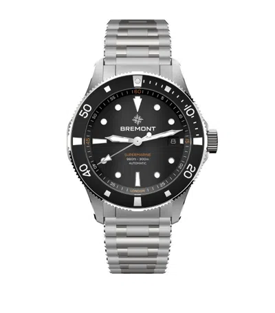 Bremont Stainless Steel 300m Supermarine Watch 40mm In Black