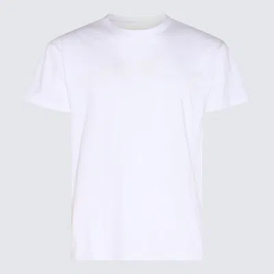 Maison Margiela White Cotton T-shirt In Optic White