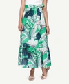 ANN TAYLOR PETITE PALM LEAF MAXI SKIRT,440024