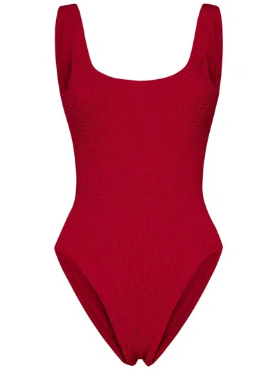 Hunza G Square Swimsuit In Red