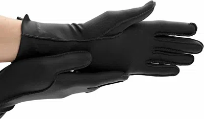 Isotoner Women's Full Finger Therapeutic Gloves In Black