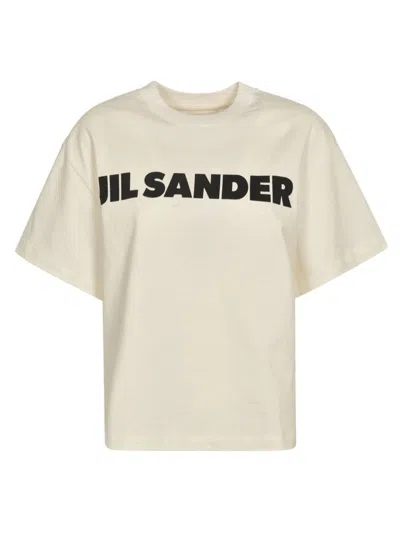 Jil Sander T-shirts And Polos In Porcelain