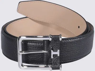 Tod's Black Leather Belt