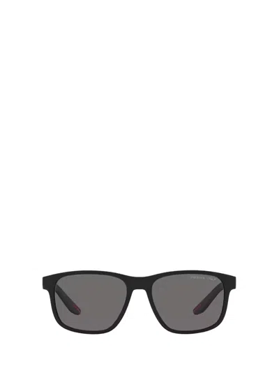 Prada Ps 06ys Black Rubber Sunglasses