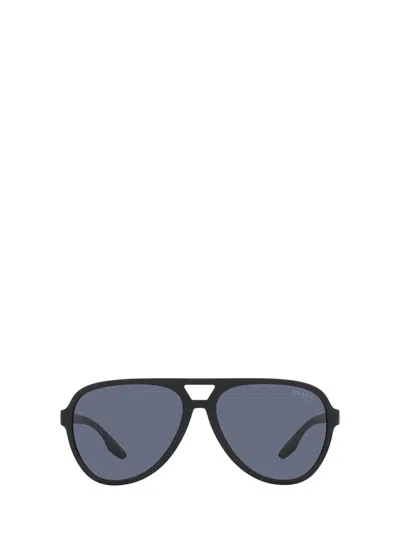 Prada Ps 06ws Black Rubber Sunglasses