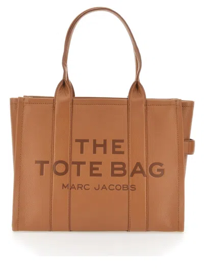 Marc Jacobs The Tote Large Bag In Brown