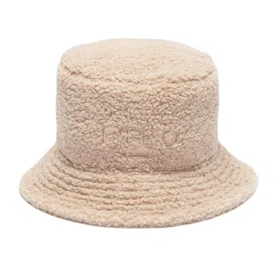 Iro Veneto Fabric Bucket Hat In Beige