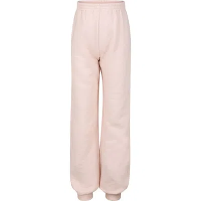 Gucci Kids' Logo-embroidered Cotton Trousers In Pink