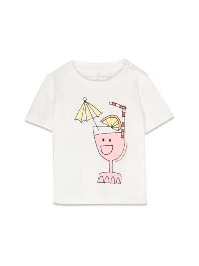 Stella Mccartney Babies' Cotton T-shirt In Ivory