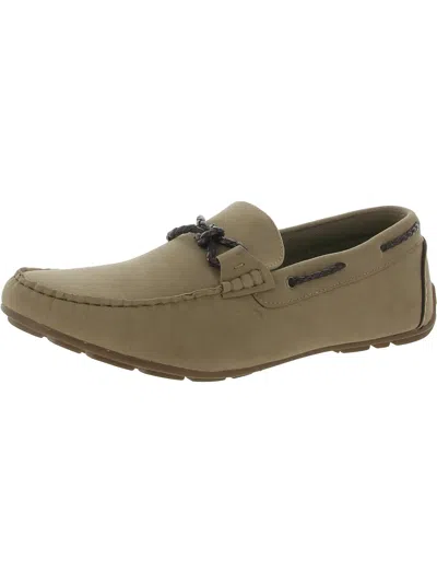 Vance Co. Mens Manmade Loafers In Grey