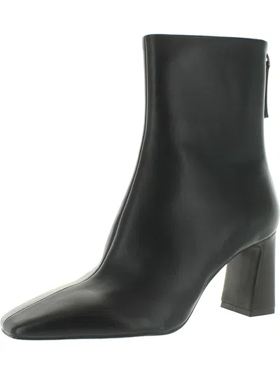 Mng Womens Comfort Insole Patent Ankle Boots In Black
