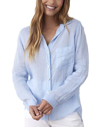 Bella Dahl Pocket Button-down Shirt In Blue