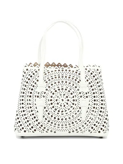 Alaïa "mina 25" Handbag In White