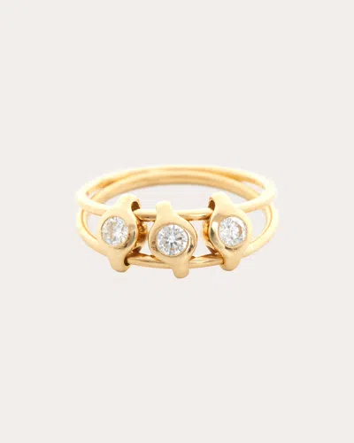 Yi Collection Women's Orbit Diamond Ring In Gold
