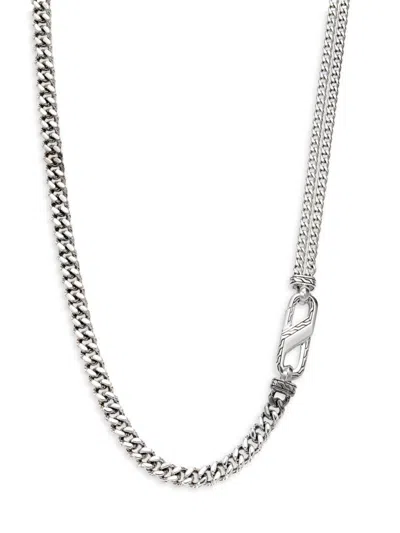 John Hardy Men's Sterling Silver Carabine Dual Strand 26'' Chain Necklace