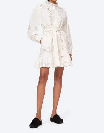 Sea Anita Cotton And Linen-blend Midi Dress In Multi