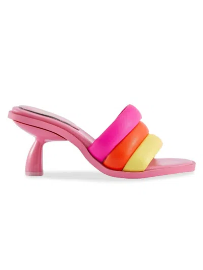 Ninety Union Women's Candy Multicolored Sandals In Pink