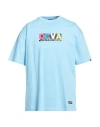 Deva States Devá States Man T-shirt Sky Blue Size Xl Cotton
