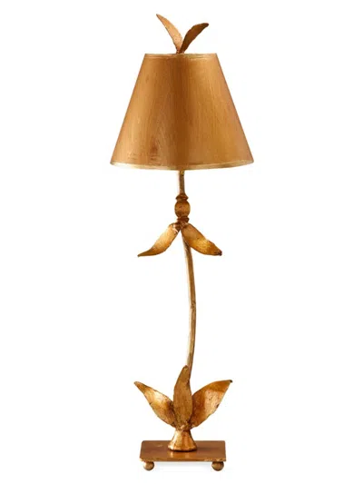 Lucas + Mckearn Red Bell Table Lamp In Gold