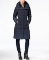 COLE HAAN PETITE LAYERED DOWN PUFFER COAT