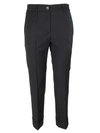Ql2 Stretch Cotton Pants In Navy