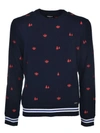 DSQUARED2 TREES EMBROIDERED SWEATER,8142731