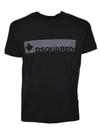 DSQUARED2 TEAL LOGO T-SHIRT,GD0274 S22427900