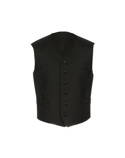 Dolce & Gabbana Suit Waistcoat In Black