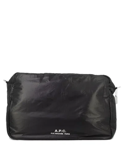 Apc "bomber" Shoulder Handbag In Black