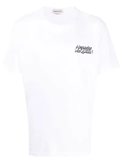 Alexander Mcqueen Organic White T-shirt For Men