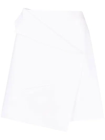 Alexander Mcqueen Sustainable Wool Skirt In Soft White For Ss23