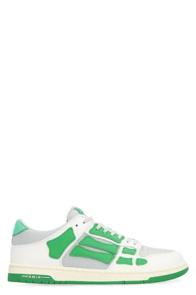 Amiri Mesh Skel Low Top Sneaker In Green