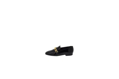 Arias Women's Black Cow Patent Leather Moccasins For Ss23